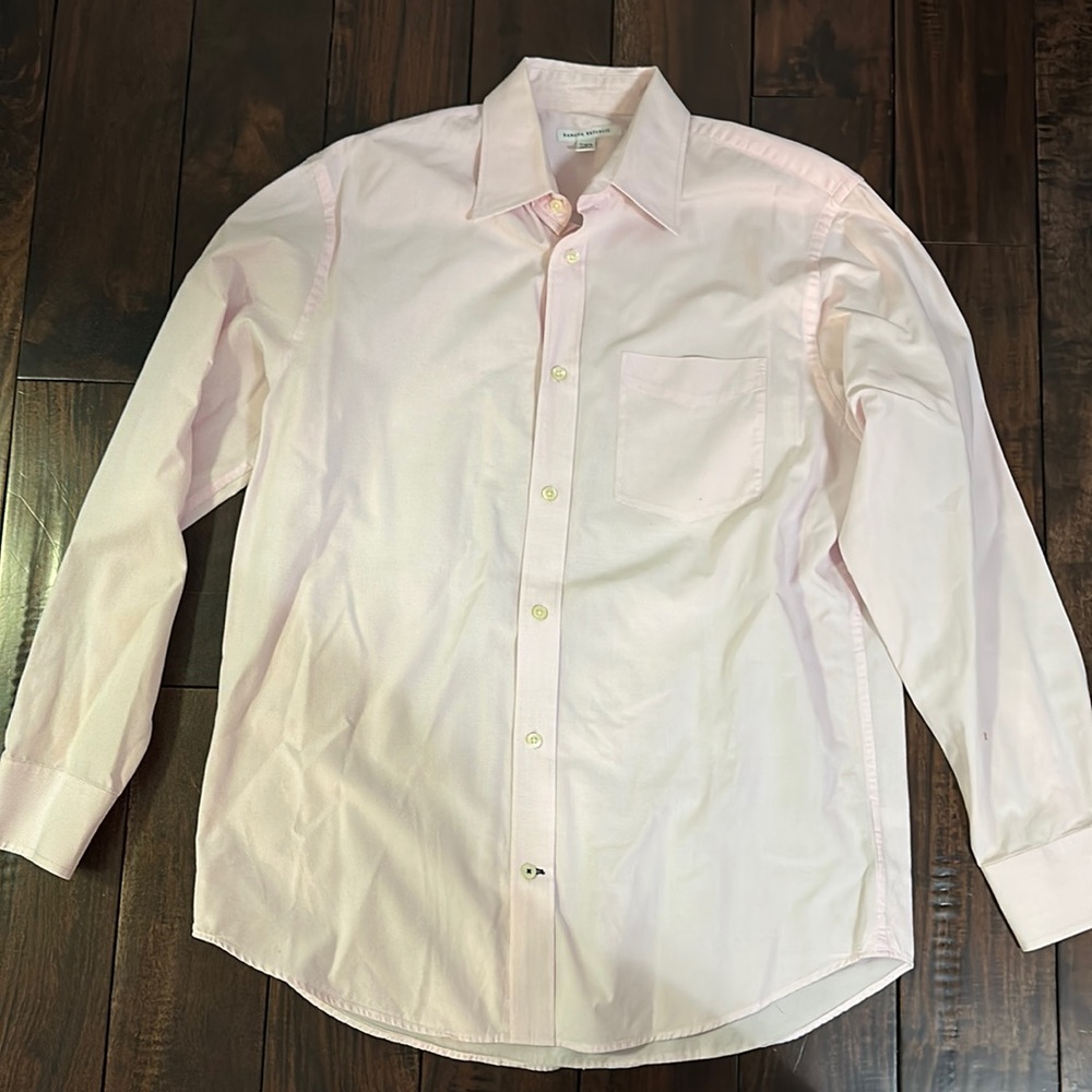 Pink Banana Republic dress shirt